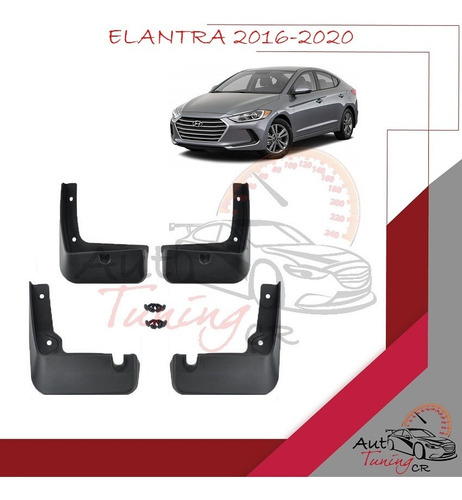 Imagen 1 de 1 de Loderas Hyundai Elantra 2016-2020