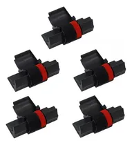 Comprar 5 Rodillos Entintadores Para Sumadora Negro\u002Frojo Casio Ir40t