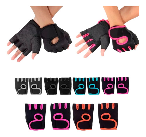 Guantes Neopreno Musculación Pesas Gym Fitness Ciclismo Cs