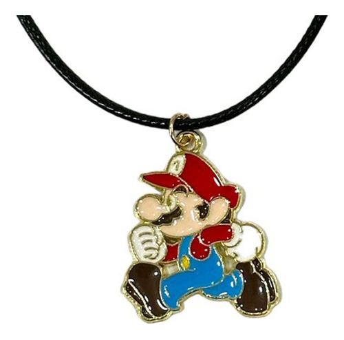 Collar Con Dije Mario Bros Luigi 