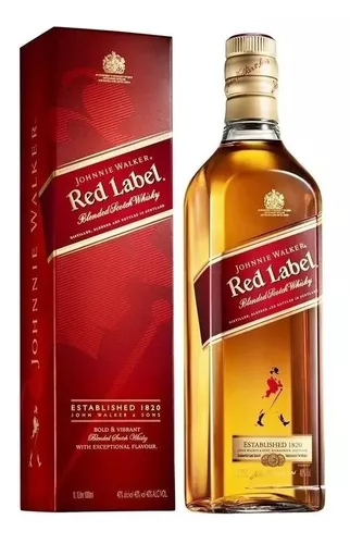 Imagem 1 de 1 de Whisky Johnnie Walker Red Label 1000ml