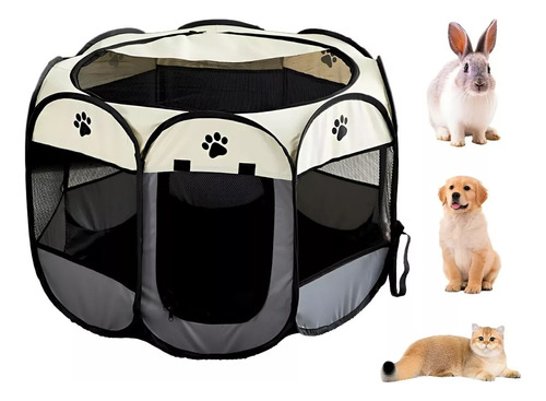 Corral Para Mascotas Talla Xl Jaula De Perros Gatos Conejos