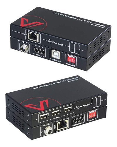 Extensor Kvm Hdmi Usb Tcp Ip Un Solo Pies) Hz Plug Play Red