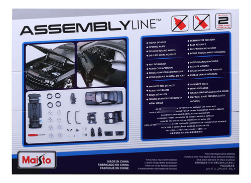 Maisto Kit De Modelo Dodge Challenger Srt8 2008 124 Negro