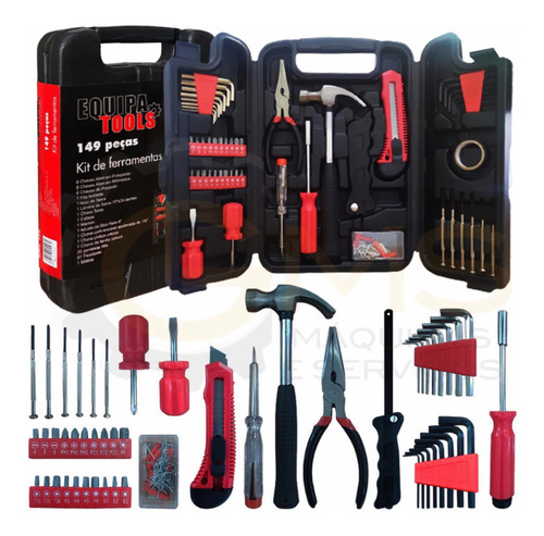 Imagem 1 de 3 de Kit De Ferramentas Equipa Tools - 149 Peças