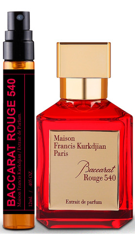 12 Ml En Decant De Baccarat Rouge 540 Extrait D Parfum +envi