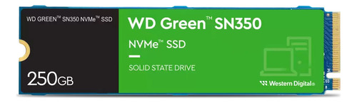 Unidad De Estado Sólido Wd Green Sn350 250gb M.2 2280