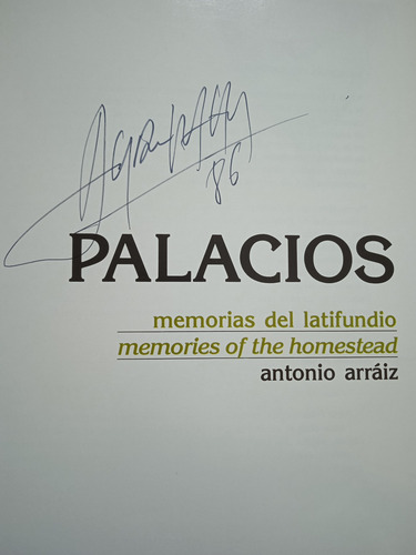 Catálogo Firmado Alirio Palacios Memorias Del Latifundio (Usado)