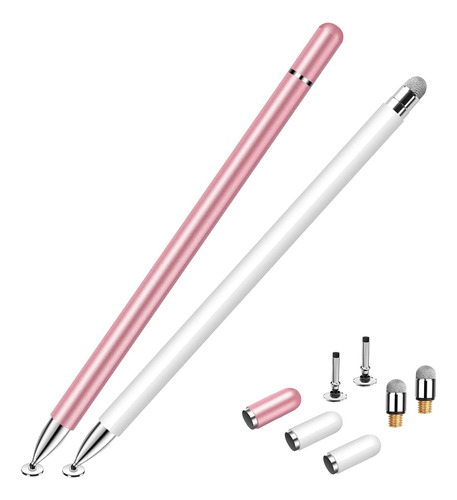 Lapiz Optico Para iPad 2pz Universal Rosa/blanco