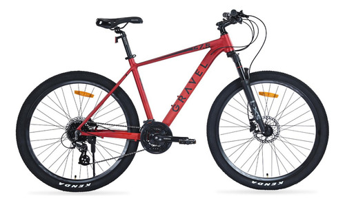 Bicicleta Gravel Andes Mtb R27.5 24v Shimano Altus Color Rojo Tamaño Del Cuadro L