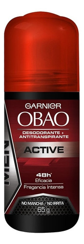 Desodorante Garnier Obao Hombre Roll On Roll On Active 65 G