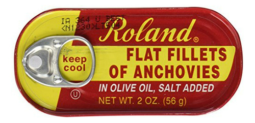 Filete Plano Roland De Anchoas En Aceite De Oliva - 2oz