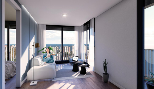 Venta Apartamento Un Dormitorio Con Doble Terraza  En Cordón