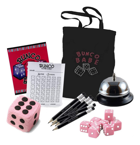 Bunco - Kit De Juego Para Bebe Con Una Bolsa De Cristal  Ju