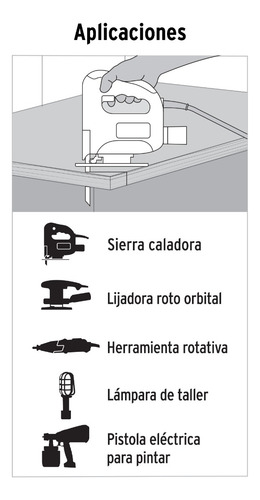 Desbrozadora Eléctrica 300 W + Extensión De Uso Rudo 10 M