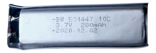 Bateria Recargable Lipo 280mah 3.7v  50x14x47