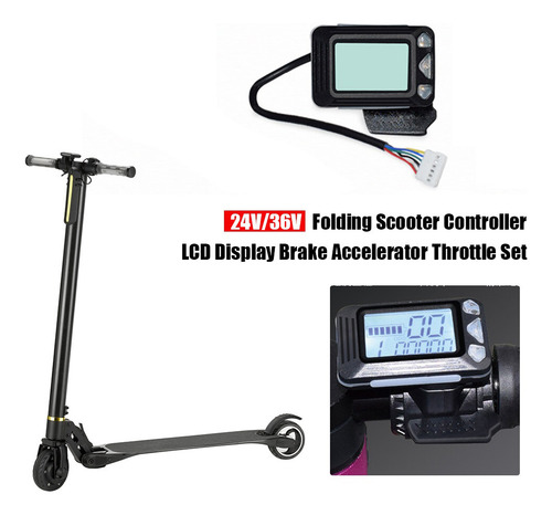 Kit De Controlador De Scooter Plegable D924v 250w, Scooter E