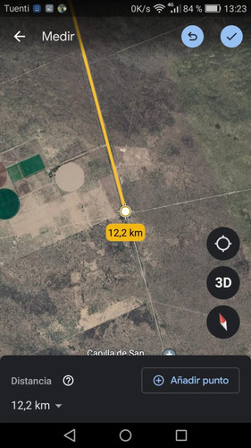 Venta Campo Mendoza (las Catitas) Apto Para Permisos De Agua, Sobre Asfalto