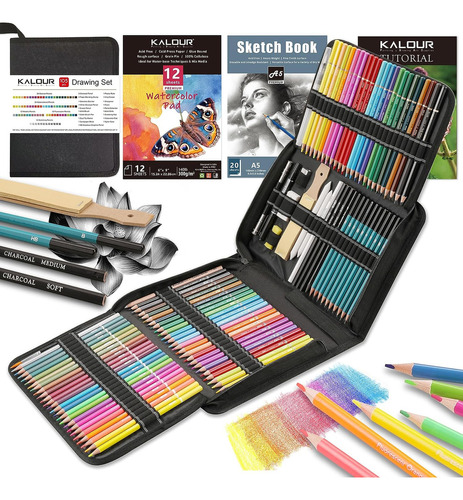 Kalour Juego De 106 Kits De Bocetos Para Colorear, Suminist