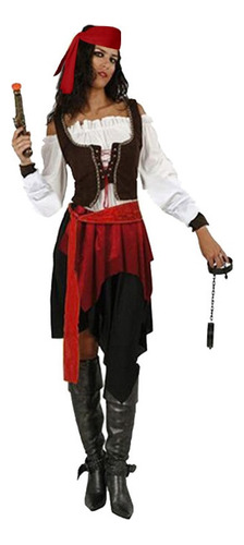 Disfraz De Pirata Pirata De Capitán Jack Sparrow Para Hombre