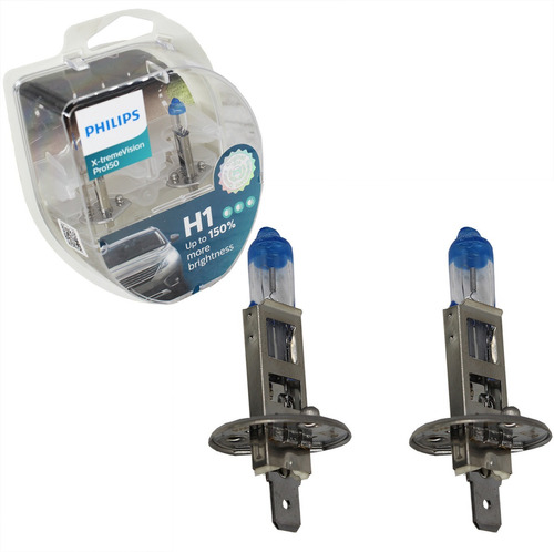 Kit Lampada Philips Xtreme Vision H1 55w 12v Original