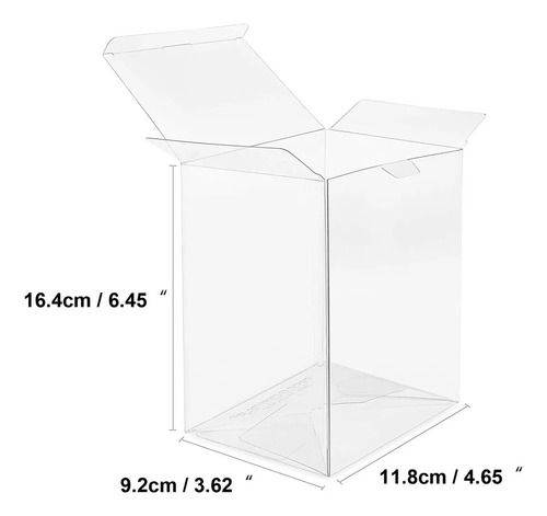 10 Protector Para Funko Pop Semirigido Cifra Caja Embalaje