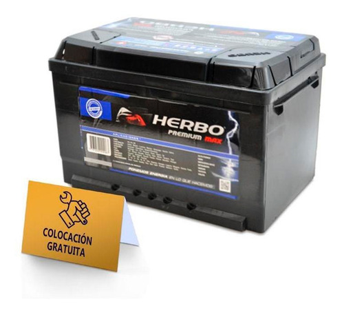 Bateria De Auto Herbo 12x75 Reforzada Colocacion Gratis