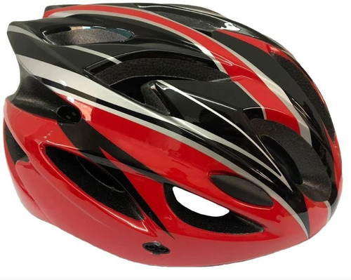 Capacete Stn Adulto R10 Vermelho E Preto