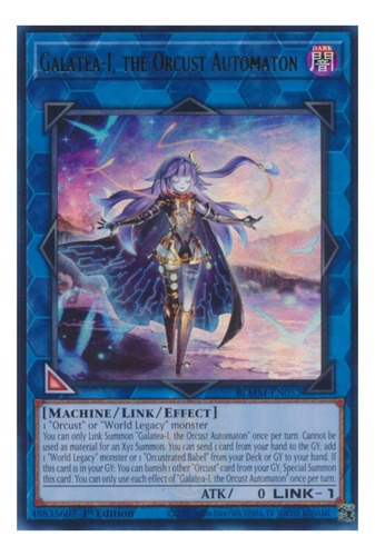 Yugioh! Galates-i, The Orcust Automaton - Blmm (ultra Rare) Galatea-i The Orcust Automaton Inglés (Usado)