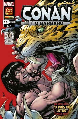 Conan, O Bárbaro Vol. 10, de Zub, Jim. Editora Panini Brasil LTDA, capa mole em português, 2021