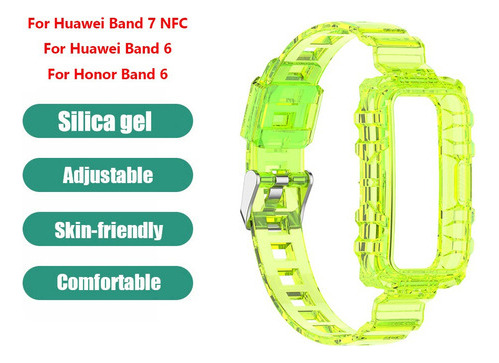Banda De Pulsera Inteligente Para Huawei Band 7 Nfc/banda 6/