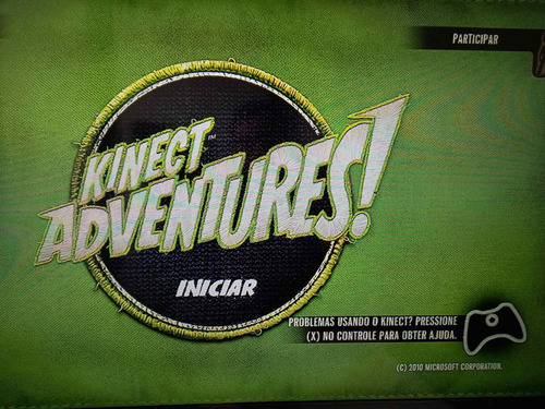 Jogo Kinect Adventures Original Xbox 360 Midia Fisica. (Usado)