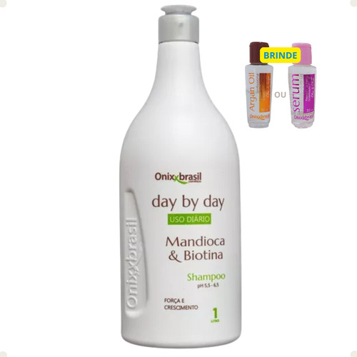 Shampoo Mandioca Biotina Cresce Cabelo Forte Repara Onixx 1l