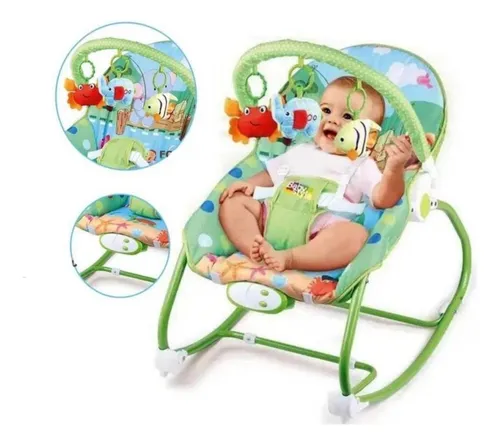 comprar Mecedora Vibradora Musical Para Bebe Hasta 20 Kilos Juguetes