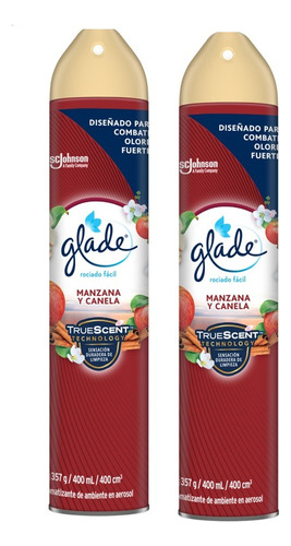 Ambientador Glade 5 En 1 Brisa Hawaiiana 400ml X 2 Unidades