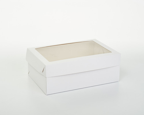 Caja Grande 26x18x10cm Visor (100u) Desayuno Pvc Acetato 053