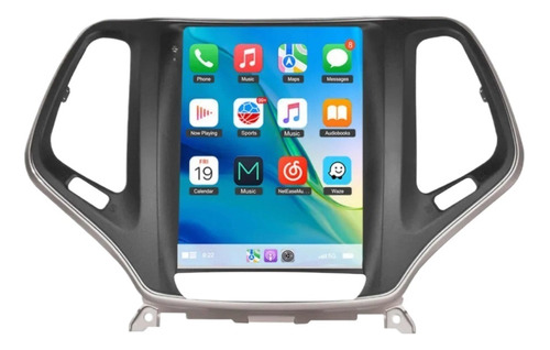 Radio Andorid Tipo Tesla 2+32 Carplay Jeep Cherokee