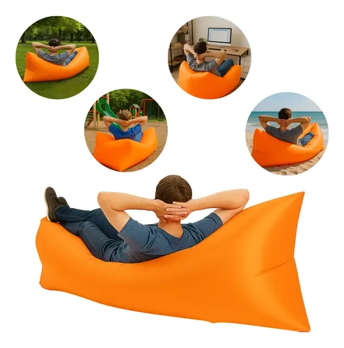 MLB 2756492798 Sofa De Ar Puff Poltrona Inflavel Impermeavel Portatil JM