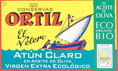 Ortiz Atún Claro En Aceite De Oliva Extra Virgen Orgánico -