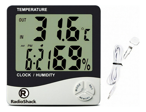Reloj Despertador Radioshack Ix60752g (blanco) | 80904 Color Gris