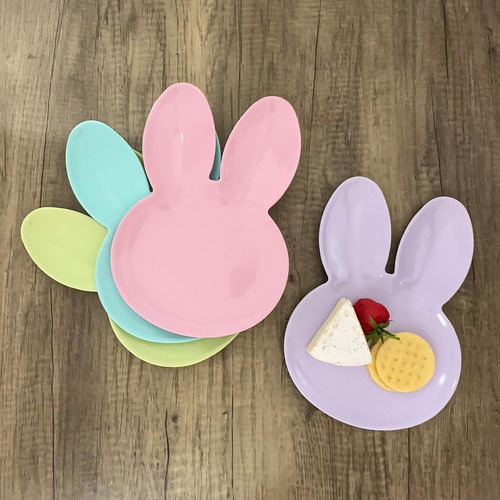 Upware De 4 Piezas De 10 Pulgadas Melamine Siring Plate Cinn