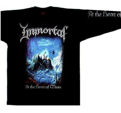 Immortal Polo Manga Larga Talla Small [rockoutlet] Remate