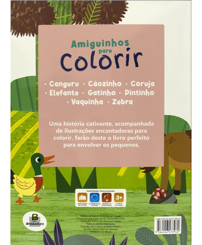 Amiguinhos para Colorir: Cãozinho, de © Todolivro Ltda.. Editorial Brasileitura, capa mole em português, 2022