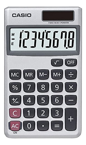 Calculadora De Función Estándar Con Energía Solar Casio Sl-3