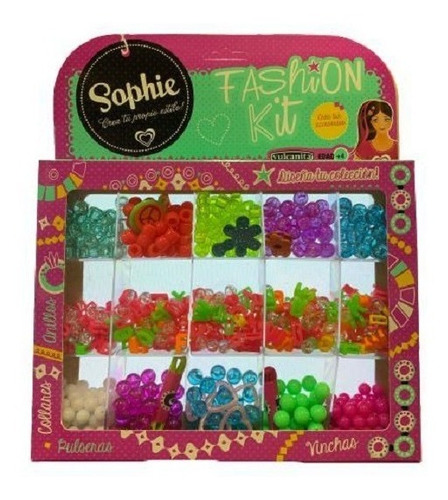 Imagen 3 de 6 de Sophie Fashion - Kit Set Grande Para Armar Pulseras Collares