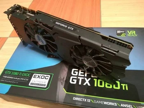 Placa De Vídeo Galax Geforce Gtx 1080ti Ex Oc 11gb