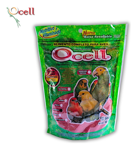 Ocell Factor Rojo 500g Bolsa Alimento Para Aves Canarios