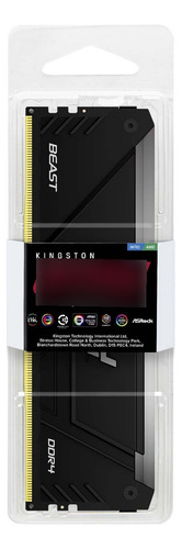 Memoria Ram Kingston Fury Beast Rgb 8gb 3600mhz Ddr4