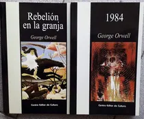Comprar 2 Libros 1984 Rebelión Granja Orwell Centro Editor Cultur