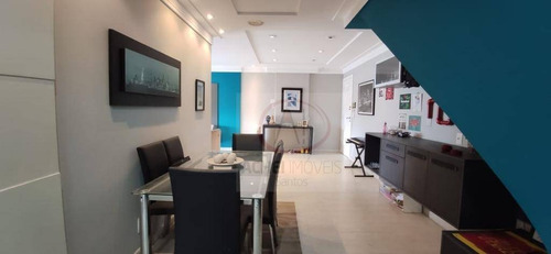 Imagem 5 de 30 de Cobertura Residencial Com 3 Dormitórios Sendo 2 Suítes E 2 Vagas De Garagem À Venda, 280 M² Por R$ 1.230.000 - Embaré - Santos/sp - Co0066